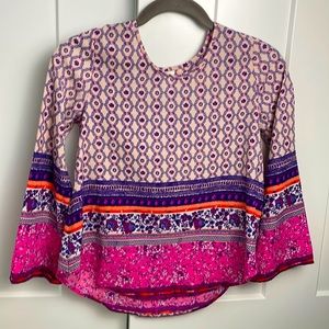 GB Girls Gianni Bini Pink Tunic Shirt size medium